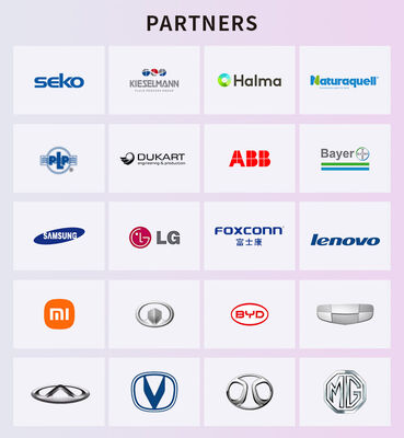 Профессиональные пользовательские дверные аксессуары впрыска формы гладкая поверхность точный размер для внутренних внешних частей дверей